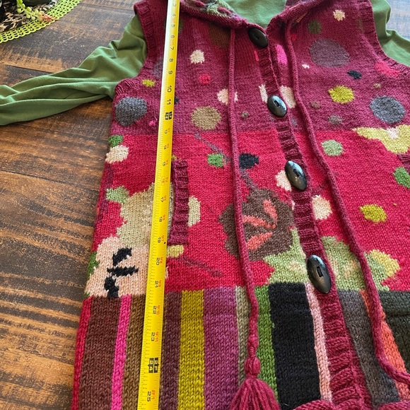 Tara Hand Knits Wool Sweater Vest - Picture 7 of 8